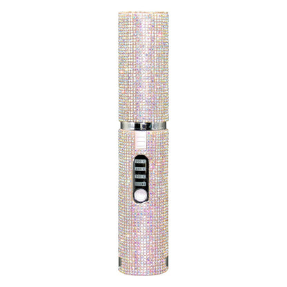 Portable Hair Straightener With Rhinestones