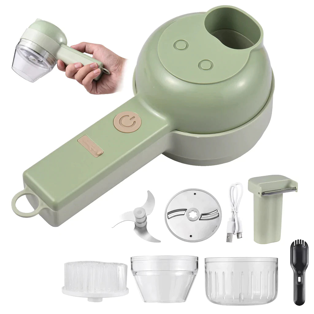 4 in 1 Handheld Electric Vegetable Cutter